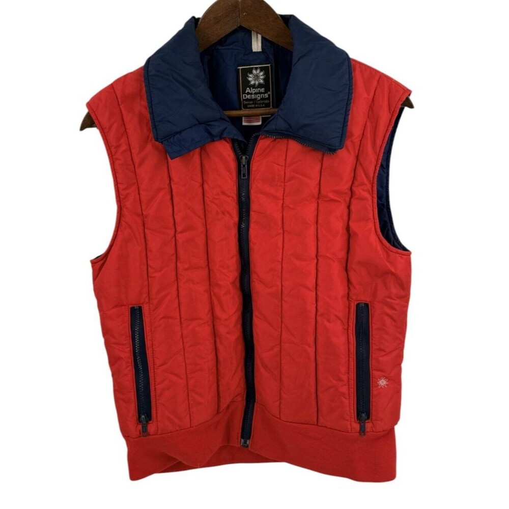 Alpine-design Men's Red and Blue Vest